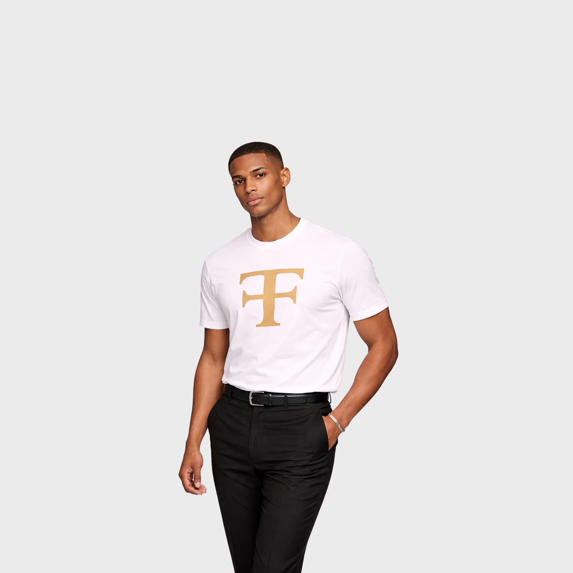 Icon Tee White with Belt